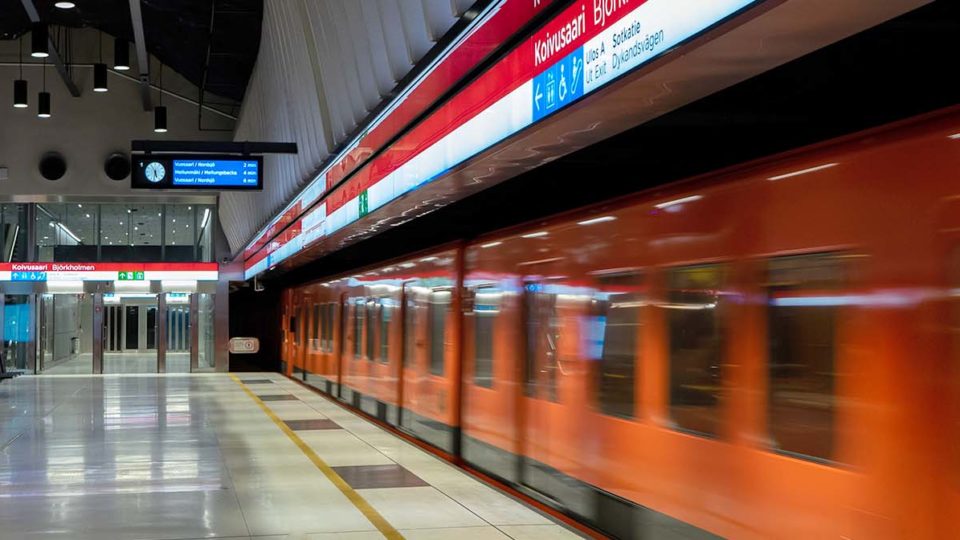 La plataforma de conciencia situacional de Teleste protege el Metro de Helsinki