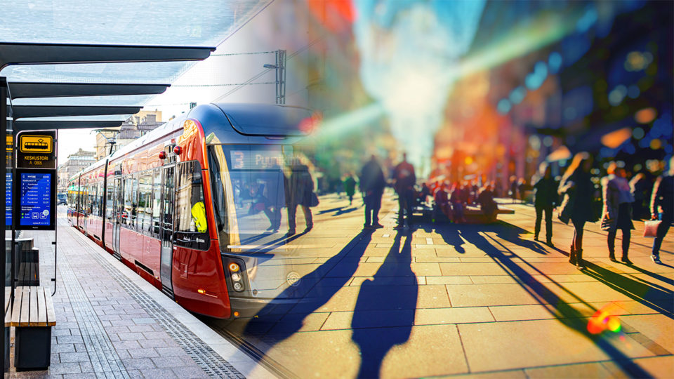 Passenger information system to Tampere Tramway