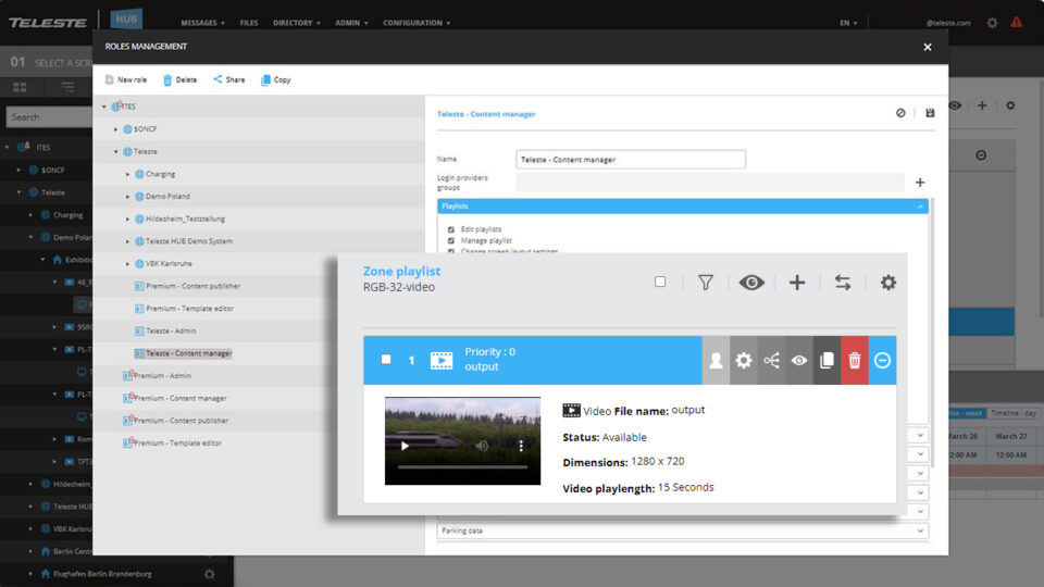 Media content management