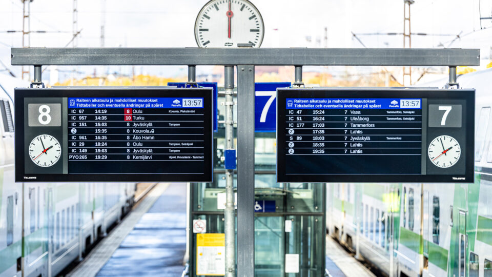 Teleste Stationary displays Helsinki